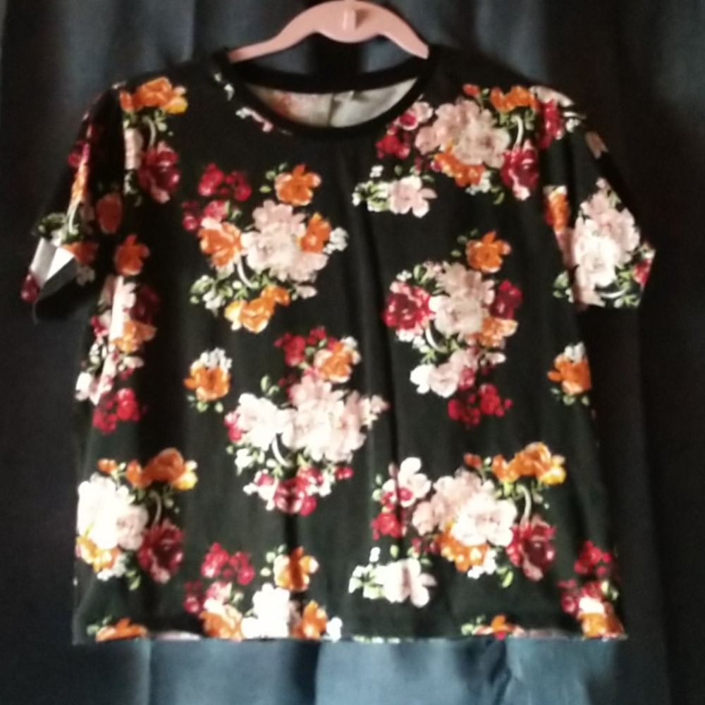 ASOS Flowery Crop Top